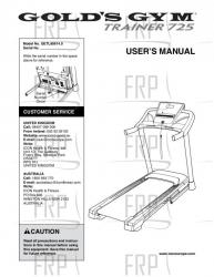 USER'S MANUAL,ENGLISH - Image