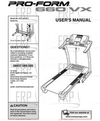 Manual, Owner's, English - Product Image