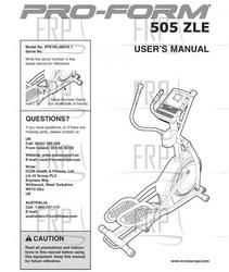 USER'S MANUAL, ENGLISH - Product Image