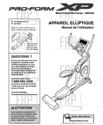 USER'S MANUAL, FCA - Product Image