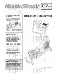 USER'S MANUAL, FRENCH - Image