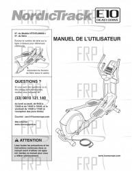 USER'S MANUAL, FRENCH - Image