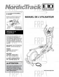 USER'S MANUAL, FRENCH - Image