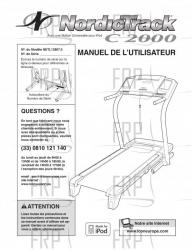 USER'S MANUAL, FRENCH - Image