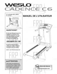 USER'S MANUAL - FRENCH - Image