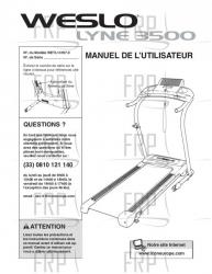 USER'S MANUAL, FRENCH - Image