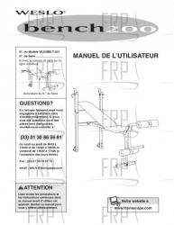 USER'S MANUAL, FRENCH - Image