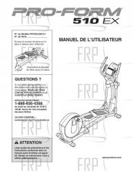 USER'S MANUAL, FRENCH - Image
