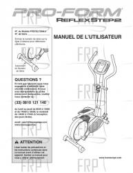 USER'S MANUAL, FRENCH - Image