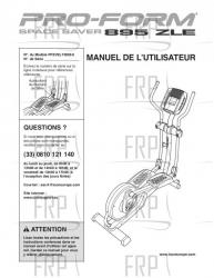 USER'S MANUAL, FRENCH - Image