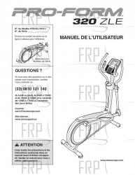USER'S MANUAL, FRENCH - Image