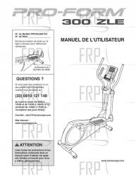 USER'S MANUAL, FRENCH - Image