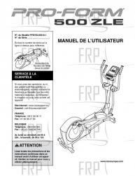 USER'S MANUAL, FRENCH - Image
