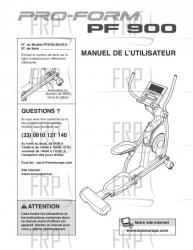 USER'S MANUAL, FRENCH - Image