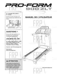 USER'S MANUAL, FRENCH - Image