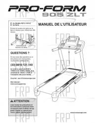 USER'S MANUAL, FRENCH - Image
