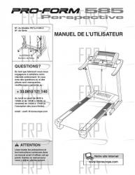 USER'S MANUAL - FRENCH - Image