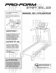 USER'S MANUAL, FRENCH - Image