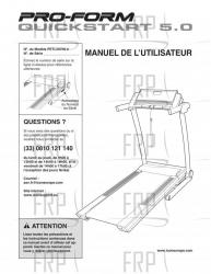USER'S MANUAL, FRENCH - Image