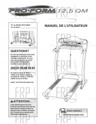 USER'S MANUAL, FRENCH - Image