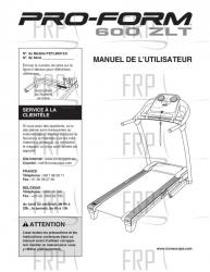 USER'S MANUAL, FRENCH - Image