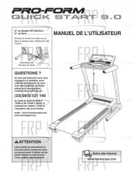 USER'S MANUAL, FRENCH - Image