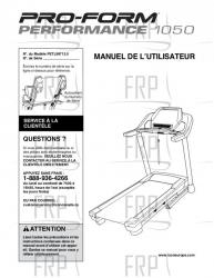USER'S MANUAL,FRENCH - Image