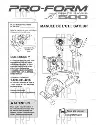 USER'S MANUAL, FRENCH - Image