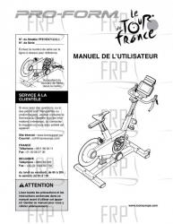 USER'S MANUAL, FRENCH - Image