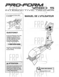 USER'S MANUAL - FRENCH - Image