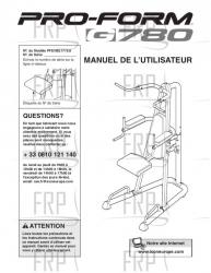 USER'S MANUAL, FRENCH - Image