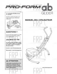 USER'S MANUAL, FRENCH - Image