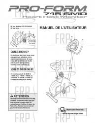 USER'S MANUAL, FRENCH - Image