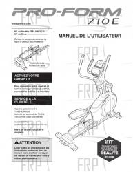 USER'S MANUAL, FRENCH - Image
