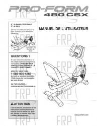 USER'S MANUAL, FRENCH - Image