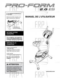 USER'S MANUAL, FRENCH - Image