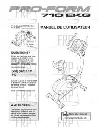 USER'S MANUAL, FRENCH - Image