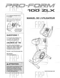 USER'S MANUAL, FRENCH - Image