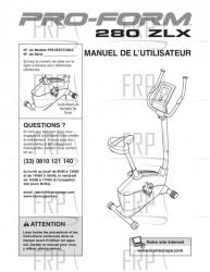 USER'S MANUAL, FRENCH - Image