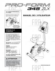 USER'S MANUAL, FRENCH - Image