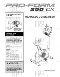 USER'S MANUAL, FRENCH - Image