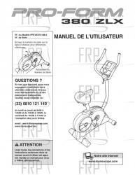 USER'S MANUAL, FRENCH - Image
