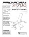 6071519 - USER'S MANUAL, FRENCH - Image 6071519 - USER'S MANUAL, FRENCH - Image