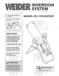USER'S MANUAL, FRENCH - Image