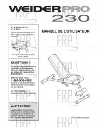 USER'S MANUAL, FRENCH - Image