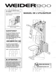 USER'S MANUAL - FRENCH - Image