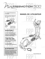 USER'S MANUAL, FRENCH - Image
