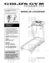 USER'S MANUAL, FRENCH - Image