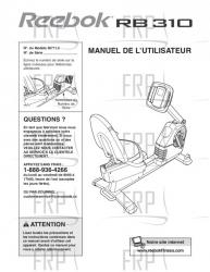 USER'S MANUAL, FRENCH - Image