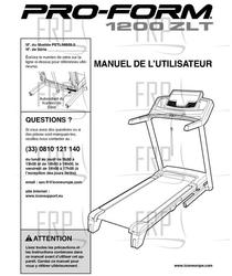 USER'S MANUAL, FRENCH - Product Image